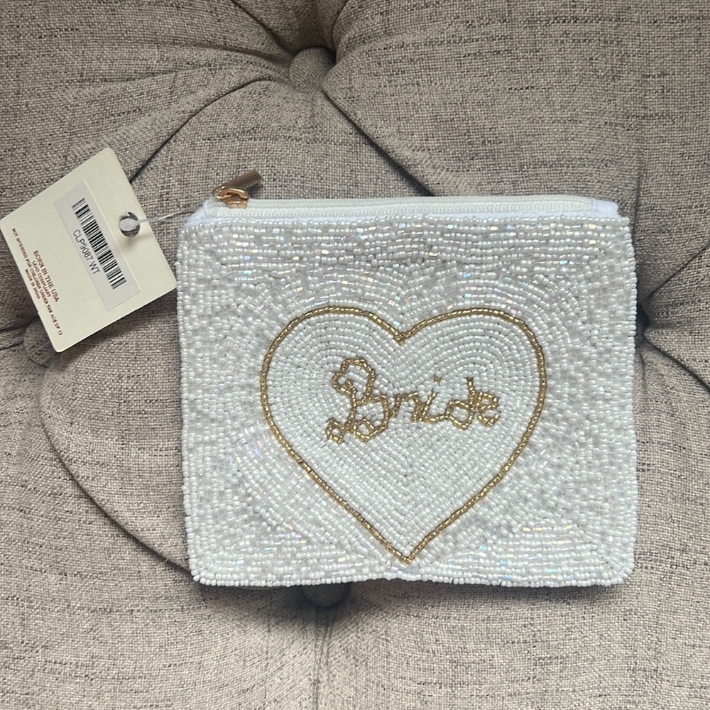 Beaded Bridal Coin Purse